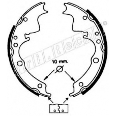 1040.118 fri.tech. Комплект тормозных колодок