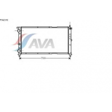 FTA2143 AVA Радиатор, охлаждение двигателя