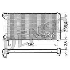 DRM09103 DENSO Радиатор, охлаждение двигателя