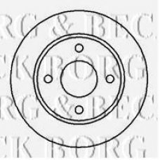 BBD4077 BORG & BECK Тормозной диск