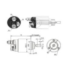 ZM2381 ERA Тяговое реле, стартер