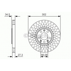 0 986 479 A88 BOSCH Тормозной диск