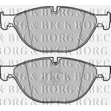 BBP2218 BORG & BECK Комплект тормозных колодок, дисковый тормоз