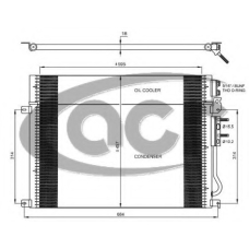 300680 ACR Конденсатор, кондиционер