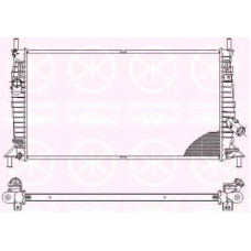 2533302368 KLOKKERHOLM Радиатор, охлаждение двигателя