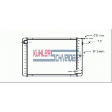 3304201 KUHLER SCHNEIDER Радиатор, охлаждение двигател