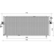 350203333000 MAGNETI MARELLI Конденсатор, кондиционер