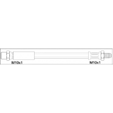 G1901.19 WOKING Тормозной шланг