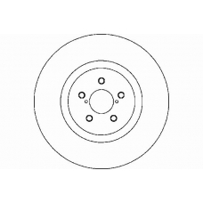 MDC1581 MINTEX Тормозной диск