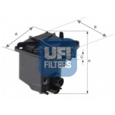 24.027.00 UFI Топливный фильтр
