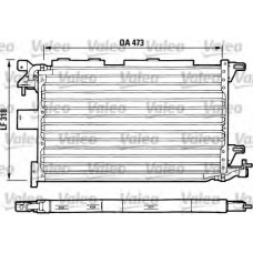 816727 VALEO Конденсатор, кондиционер