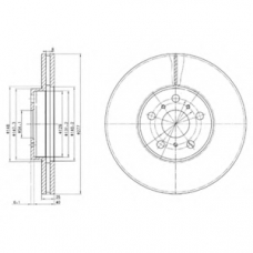 BG3168 DELPHI Тормозной диск