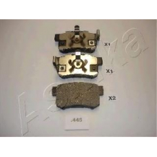 51-04-445 Ashika Комплект тормозных колодок, дисковый тормоз
