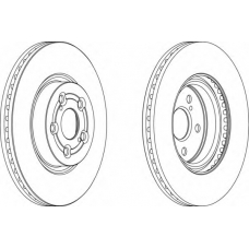 DDF1315 FERODO Тормозной диск