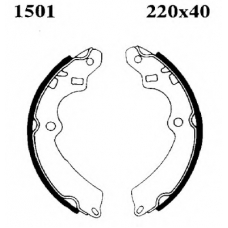 01501 BSF Комплект тормозных колодок