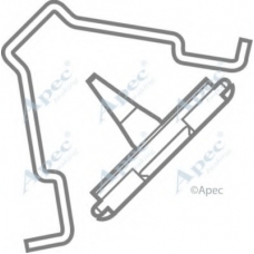 KIT307 APEC Комплектующие, тормозные колодки