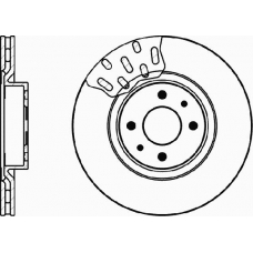 MDC616 MINTEX Тормозной диск