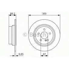 0 986 479 931 BOSCH Тормозной диск