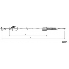 11.0271 CABOR Тросик газа