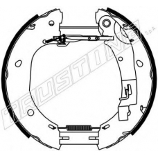 6386 TRUSTING Комплект тормозных колодок