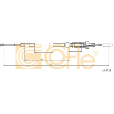 10.4726 COFLE Трос, стояночная тормозная система