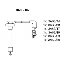 3A00/167 BREMI Комплект проводов зажигания