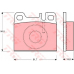 GDB1331 TRW Комплект тормозных колодок, дисковый тормоз