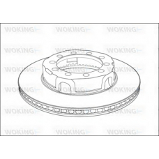 NSA1017.20 WOKING Тормозной диск