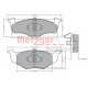 1170217 METZGER Комплект тормозных колодок, дисковый тормоз