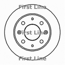 FBD188 FIRST LINE Тормозной диск