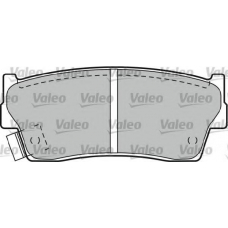 551755 VALEO Комплект тормозных колодок, дисковый тормоз