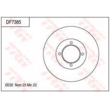 DF7385 TRW Тормозной диск