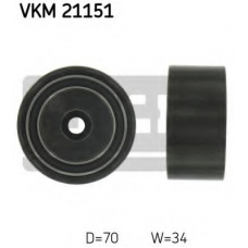 VKM 21151 SKF Паразитный / ведущий ролик, зубчатый ремень