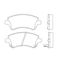 23766 172  0 5 T4198 TEXTAR Колодки тормозные