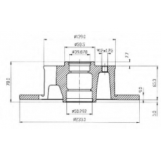 BSF1034 QUINTON HAZELL Тормозной диск