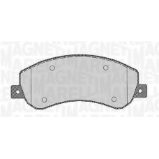 363916060645 MAGNETI MARELLI Комплект тормозных колодок, дисковый тормоз