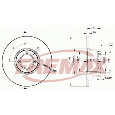 BD-2612 FREMAX Тормозной диск