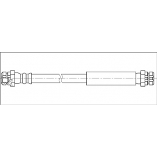 G1900.85 WOKING Тормозной шланг