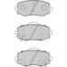 FDB4234 FERODO Комплект тормозных колодок, дисковый тормоз