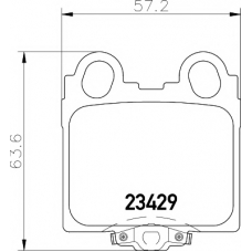 8DB 355 011-591 HELLA PAGID Комплект тормозных колодок, дисковый тормоз