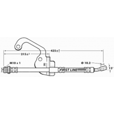 FBH7056 FIRST LINE Тормозной шланг