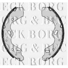 BBS6276 BORG & BECK Комплект тормозных колодок