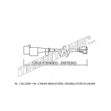 SU.225K TRUSTING Сигнализатор, износ тормозных колодок