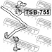 TSB-755 FEBEST Опора, стабилизатор