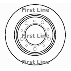 FBD026 FIRST LINE Тормозной диск