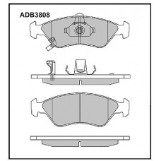 ADB3808 Allied Nippon Тормозные колодки
