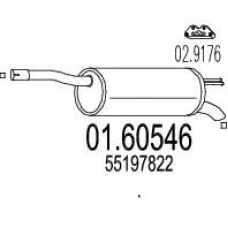 01.60546 MTS Глушитель выхлопных газов конечный