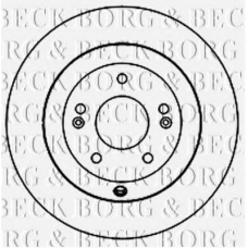 BBD5160 BORG & BECK Тормозной диск