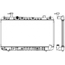 1461-0219A SAKURA  Automotive Радиатор, охлаждение двигателя