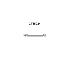 CT15024 VENEPORTE Средний глушитель выхлопных газов